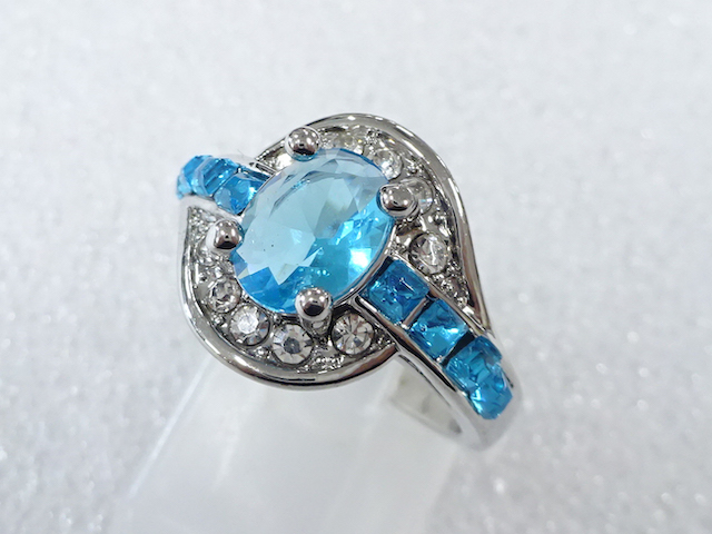 COLORED STONE FASHION RING / JP SIZE 11